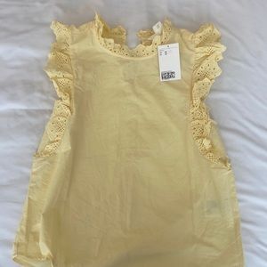 Yellow blouse tank